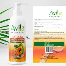 AVILA PAPAYA BODY WASH 