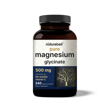 Naturebell Magnesium Glycinate 500mg, 240 Capsules