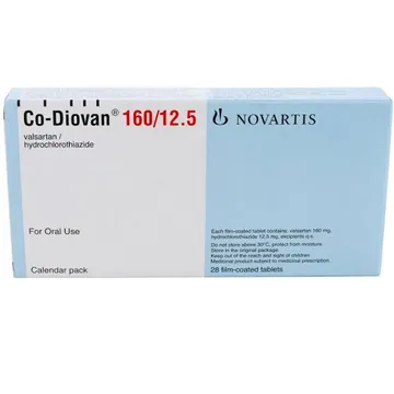 Co-Diovan 160mg, 12.5mg Tablet (28 Tablets)