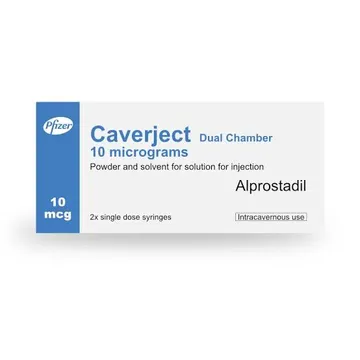 Caverject Dual Chamber 10mcg Injection (2 Pre-filled Syringes)  Alprostadil