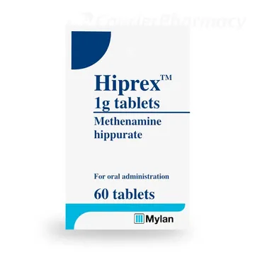 Hiprex 1g Tablet (60 Tablets) - Methenamine hippurate