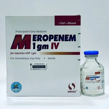 Meropenem 1 g IV Injection_ (Meropenem (Meropenem Trihydrate)