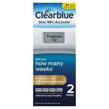 Clearblue pregnancy test with weeks indicator