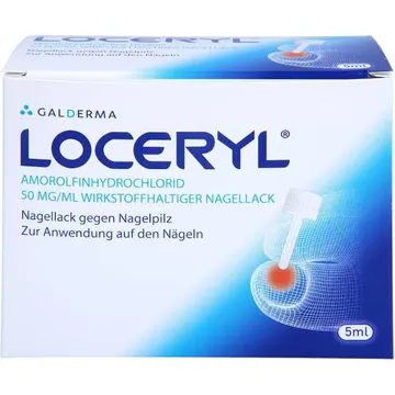 Loceryl 50mg/ml Medicated nail lacquer (5ml) Amorolfine