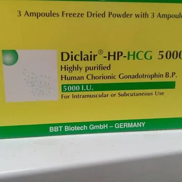 Diclair- HP- HCG 5000 I.U Powder for solution for injection (1 Ampoule)