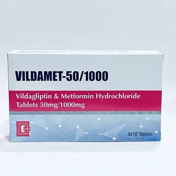 Vildamet 50/1000 Tablets