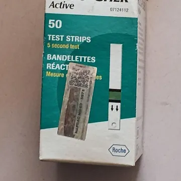 Accu-chek Active Test Strip (50 Strips) - Blood glucose testing strips