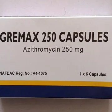 AZITHROMYCIN 250MG(GREMAX) PACK