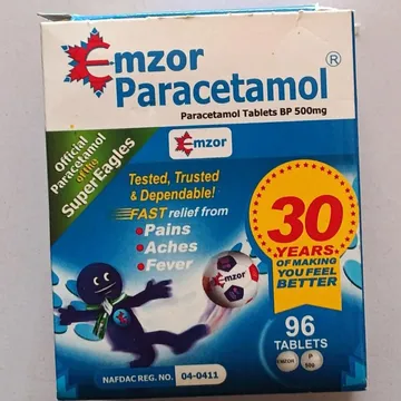 Emzor Paracetamol 500mg x96