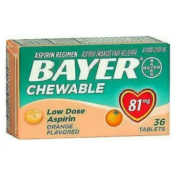 ASPIRIN BAYER 81MG CHEWABLE