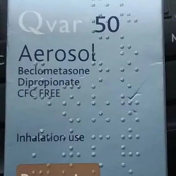 Qvar 50mcg Aerosol Beclomethasone CFC Free Inhalation use (200 Actuations)