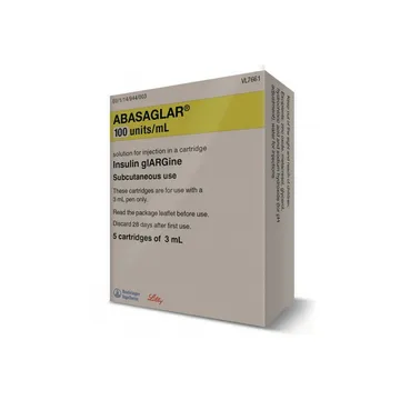 ABASAGLAR 100ML/ML X 5 CARTRIDGE OF 3ML LILLY