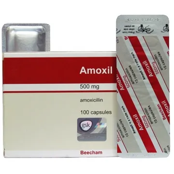 AMOXIL 500MG CAPS X12