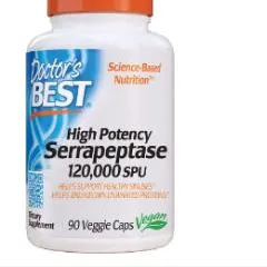Doctor's Best Serrapeptase 120000 SPU x 90 veggie caps