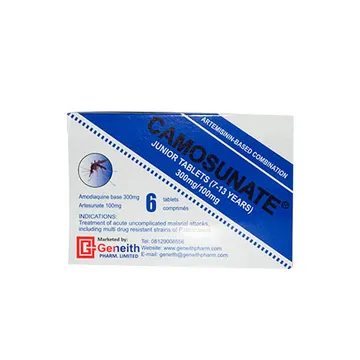 Camosunate Junior tablets 300mg/100mg