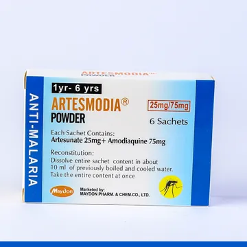 ARTESMODIA 25mg/75mg 1-6YRS