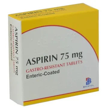 Aspirin 75mg Enteric-coated Tablets (56 Tablets)