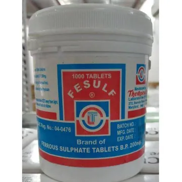 FESULF TABS X1000 BOTTLE