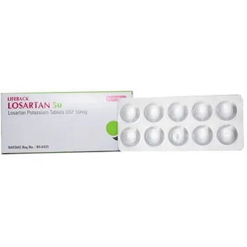 Losartan 50(LIFEBACK) by 30 Tablets