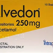 ALVEDON SUPPOSITORY 250MG (PARACETAMOL)