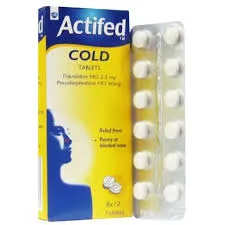 ACTIFED TABS NIG