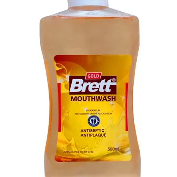 Brett Gold Mouthwash 250ml