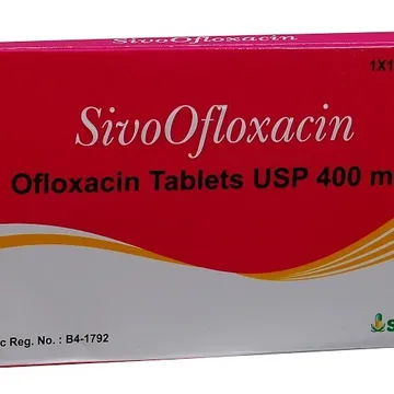 SivoOfloxacin 400mg by 10 Tablets | Ofloxacin