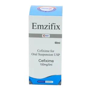 Emzifix Suspension 100mg | Cefixime
