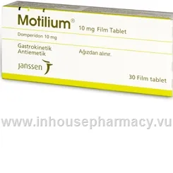 Motilium Domperidone 10 mg by 30 tablets (Janssen)