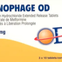 Ranophage OD (Metformin Hydrochloride) 1000MG