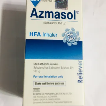 Azmasol HFA inhaler(Salbutamol)