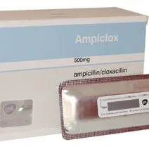 GSK Ampiclox 500 Capsule - Ampicillin (Ampicillin Trihydrate); Cloxacillin (Cloxacillin Sodium) 250 mg; 250 mg