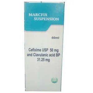 Marcfix Powder for Oral Suspension (Cefixime; Clavulanic Acid (Clavulanate Potassium)