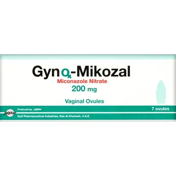 Gyno Mikozal 200mg by 7 Ovules | Miconazole Nitrate