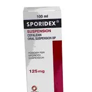 Sporidex Suspension 250mg/5ml | Cefalexin