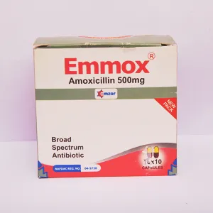 Emmox 250 by 100 Tablets | Amoxicillin