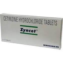 Zyncet Cetirizine by 10 tablets