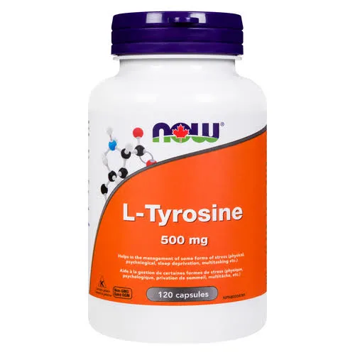 NOW L-TYROSINE 500MG 120 CAPS