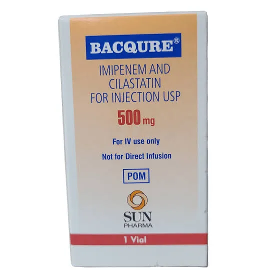 Bacquire Imipenem/Cilastatim 500 mg Injection
