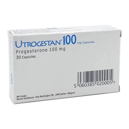 Utrogestan 100mg Capsule (30 Capsules) Progesterone