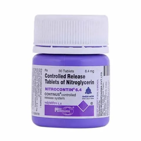 Nitrocontin 6.4mg Tablet (25 Tablets) - Nitroglycerin