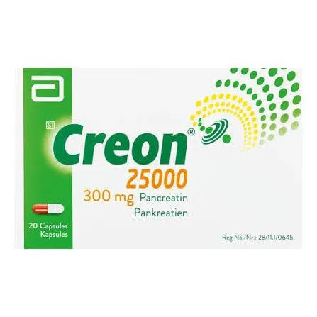 Creon 25000 Capsules (Pancreatin 300 mg)