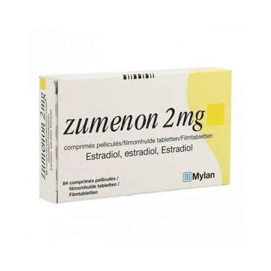 Zumenon 2mg Tablet (84 Tablets) - Estradiol