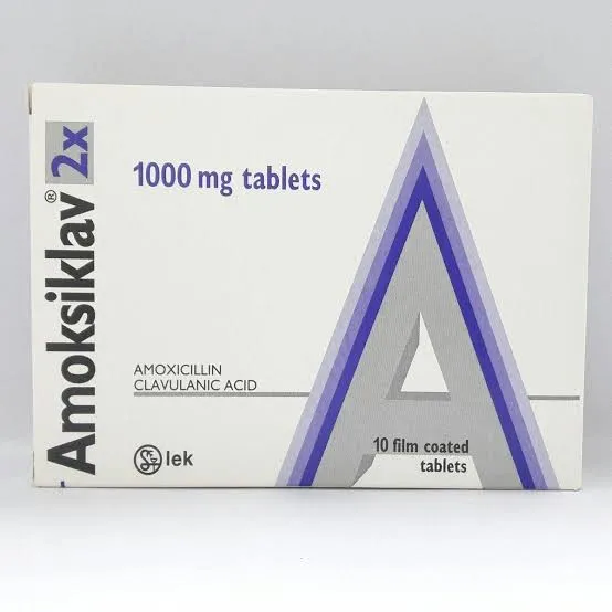 AMOKSIKLAV 2x TAB 1000mg x10 HQ