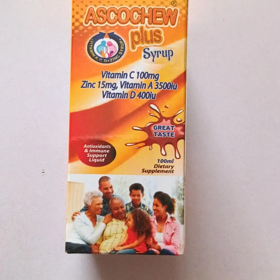 ASCOCHEW PLUS SYR 100ML