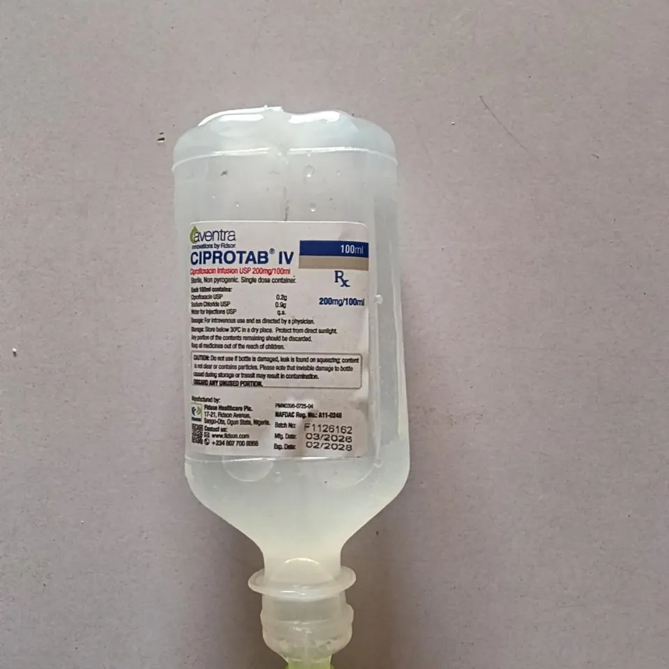 CIPROTAB IV INFUSION 200mg/100ml