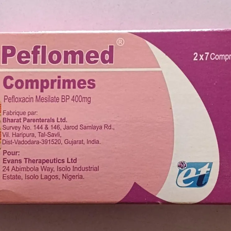 Pefloxacin 400mg by 10 Tablets | Pefloxacin