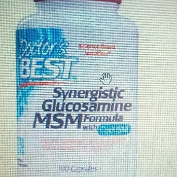 Doctor'e Best Synergistic Glucosamine MSM Formula with OptiMSM X 180 Capsules