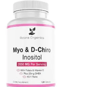 Acora organics myo and d-chiro inositol 2050 mg x 120