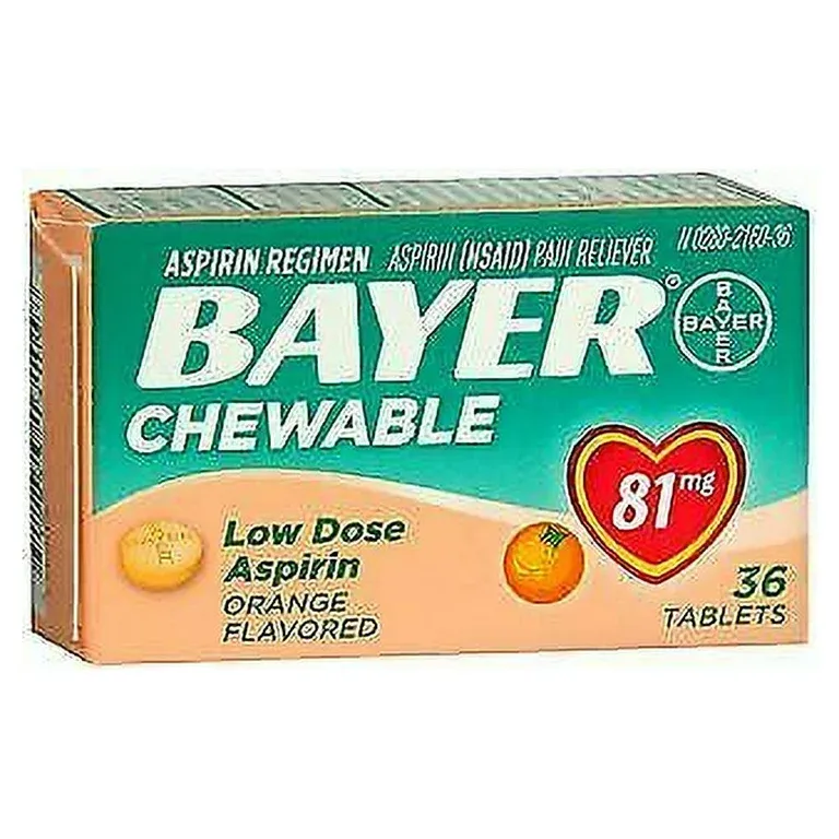 ASPIRIN BAYER 81MG CHEWABLE